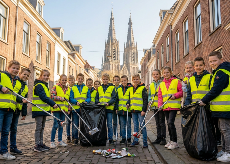 Basisschoolleerlingen ontpoppen zich tot ware klimaathelden in regionale strijd om duurzaamheid