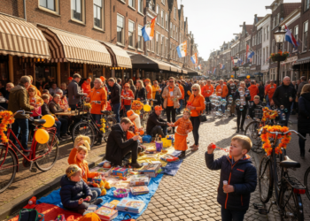 Zonovergoten Koningsdag in Schijndel trekt volle terrassen en lokaal talent