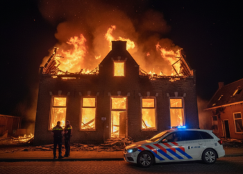 Uitslaande brand in leegstaande sauna Almere: Derde keer raak dit jaar