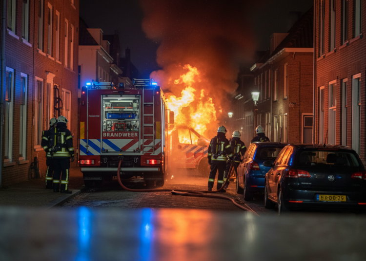 Ossenaar in Bosch winkelcentrum aangehouden voor brandstichting bestelbus
