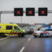 A58 richting Tilburg volledig dicht na ongeval met meerdere voertuigen