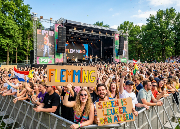 Tienduizend fans trotseren lange reistijd voor eerste eigen festival Flemming