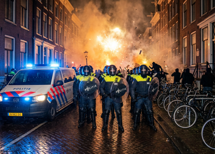 26 aanhoudingen bij uit de hand gelopen protest tegen asielopvang in Apeldoorn